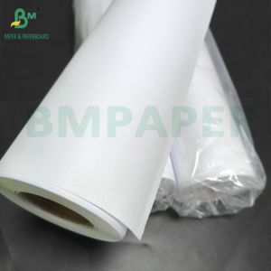 24lb Coated Color Inkjet Paper Roll Bright White Color 24" X 150ft