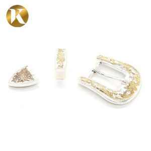 Wenzhou KML New Design Popular Classic Vintage Shiny Zinc Alloy 2 Color Pin Belt