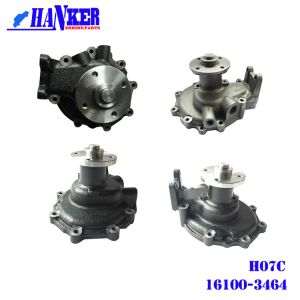China Engine Water Pump H07c 16100-3464 Cast Aluminum Spare Parts For Hino on sale
