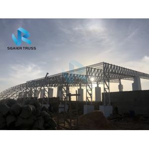 Safe Prefabricated Steel Structure Durable Scaffolding Grandstand Roof Cover