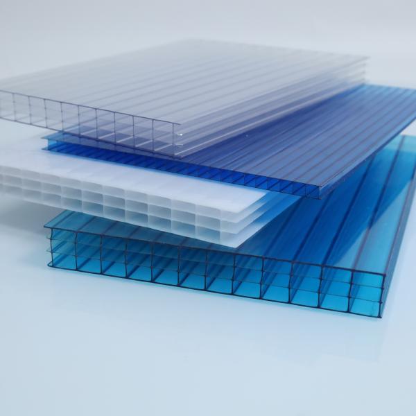 Quality Transparent Multilayer Polycarbonate Uv Protected PolyCarbonate Greenhouses Multiwall Makralon Pc Hollow Sheet wholesale