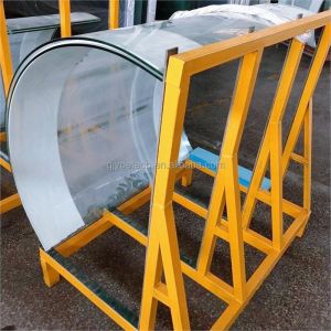 Flat Tempered Glass Panel for Curtain Wall Construction Projects Cutting and