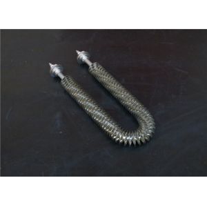 U W Shape Finned Tubular Heater 3 Kw Tubular Heater SS304 / Incoloy Material
