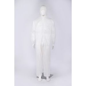 Disposable color isolation suit pp elastic cuffs work clothes for construct