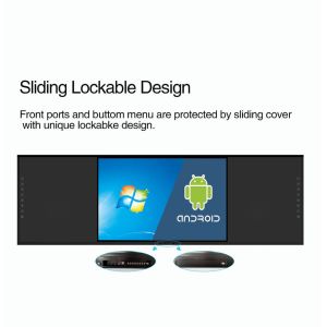 75 Inch LED Smart Blackboard For Teaching School Interactive 350 Cd/㎡