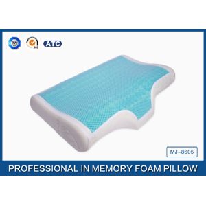 Ergonomic Memory Foam Cooling Gel Pillow , Child Memory Foam Pillow Side Sleeper