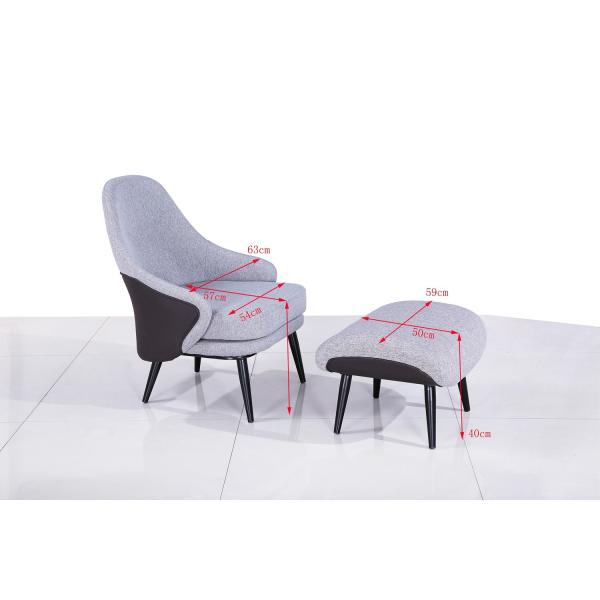 Quality Cotton And Linen Fabric 85cm Height Iron Pipe Sofa Set wholesale