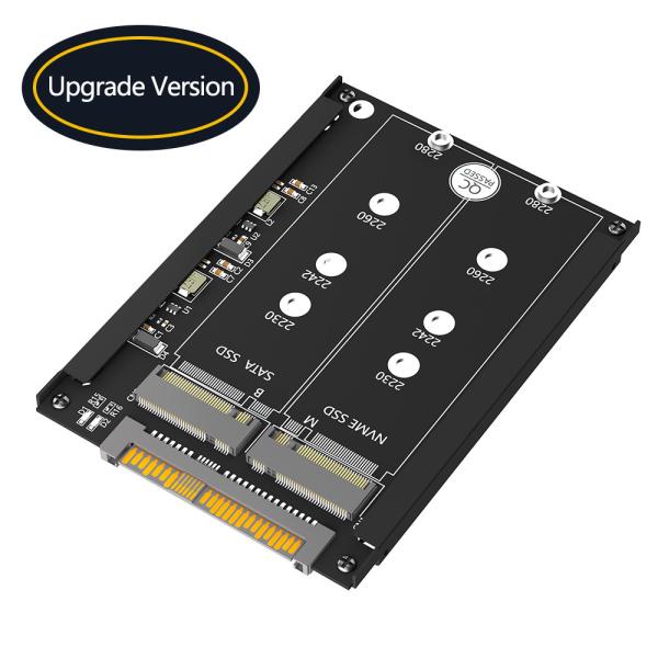 Quality 2 In 1 Combo PCI-E M.2 NVME SSD And B&M Key SSD To SFF-8639 U.2 Adapter wholesale
