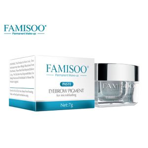 Permanent Makeup Paste Eyebrow Pigments 9 Colors Natural Looking Easy Coloring