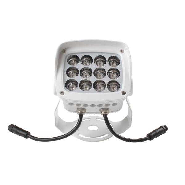 Waterproof Outdoor LED Flood Lights 12w White Jade Square Led Flood Light IP65 Aluminum