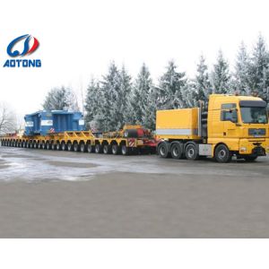 200T Goldhofer Modular Trailer with Power Gooseneck Heavy Duty Hydraulic Axis