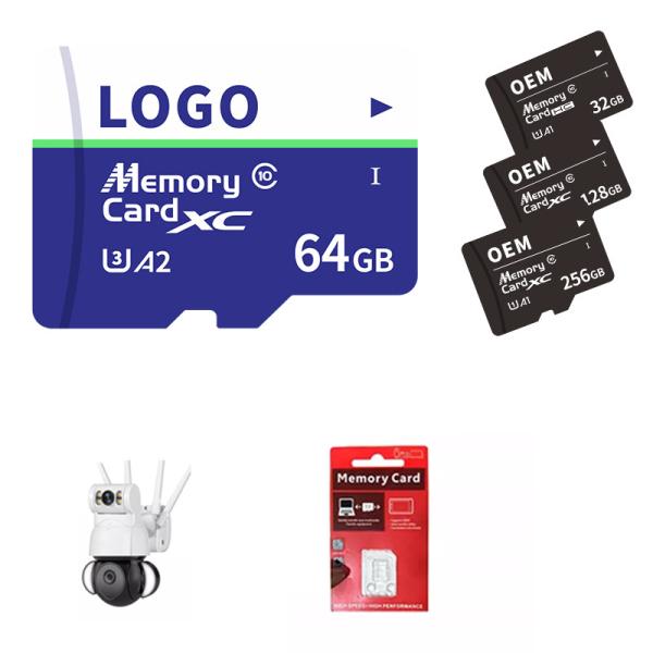 15-100M/S Reading Speed Cctv Sd Card 32gb 64gb 128gb Memory Card For Security