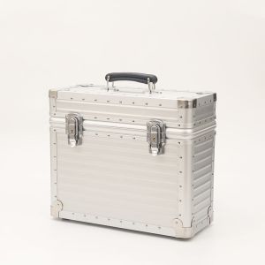 Aluminum Pilot Case Silver Flight Box With Customized Lining