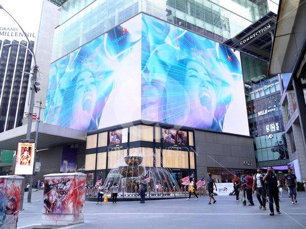 Quality Bright LED Advertising Screen High Brightness with Crisp Resolution wholesale