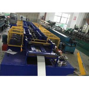 Stud And Track Roll Forming Machine HIgh Speed Steel GI Omega Furring Channel