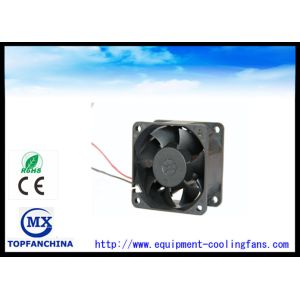 12V 9000 RPM Equipment Cooling Fans 6038 high speed fan with Platics Frame and