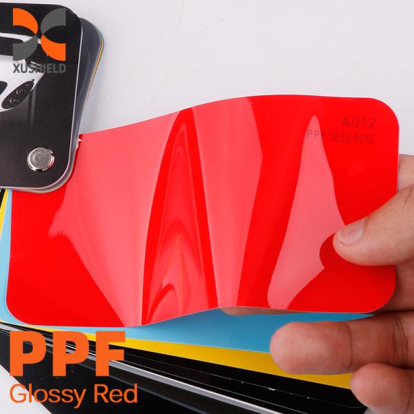 Quality XUSHIELD film factory self healing ppf tpu paint protection film nano coated not yellowing TPU tph PPF Glossy Red wholesale