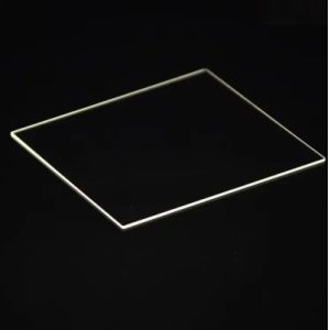 Density 6.91g/cm3 High Temperature Quartz Glass Plate For 1200 Degree Work