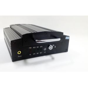 Hard disk 4 channel HD Mobile DVR car recorder with GPS 4G WIFI support 2TB