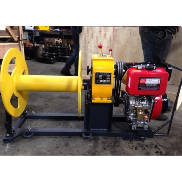 Quality Cable Pulling Winch / Diesel Cable Winch For Cable Pulling During Tower Erection wholesale