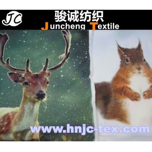China New lively moose/squirrel pattern pillow new fabric for living room decoration on sale