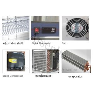 Multiscene Commercial Restaurant Refrigerator Anticorrosive Practical