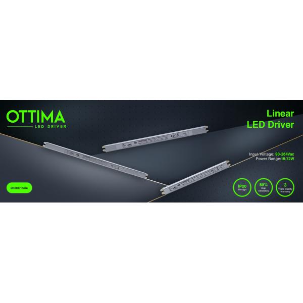 Led Power Supply 12v 24v Super Slim LED Strip Power Supply Led Tube Driver For Mirror Light