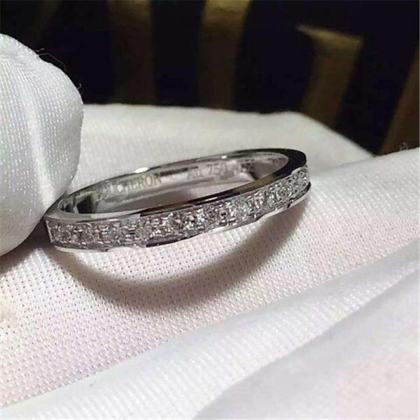Quality   full diamonds ring  18kt gold  with yellow gold or white gold(1) wholesale