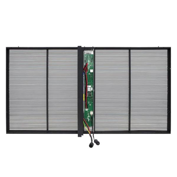 Quality P3.91-7.8 Indoor Mesh Full Color Led Video Screen Transparent Glass 3D LED Display Video Wall Digital Signage Transparent LED Di wholesale