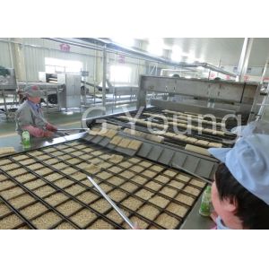 240 000 Cakes 900mm Roller Fried Bag Instant Noodle Machine 65-80g / Cake
