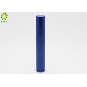 Glossy Electroplating Blue Plastic Empty Mascara Container Capacity 7ml