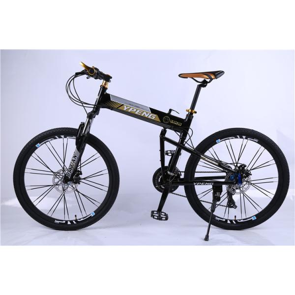Quality Hot sale OEM 24 spoke wheel 24 speed 40mm rim black alloy hummer folding mountain bicycle wholesale