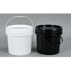 China Thermal Transfer Printing Plastic Food Bucket With Customizable Logo And Available Lid on sale