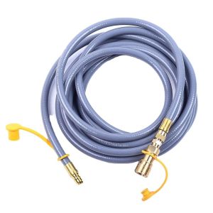 Cheap 10/12/24 Feet Natural Gas Hose with Quick Connect Fittings and WELDING Hose in Silvery for sale