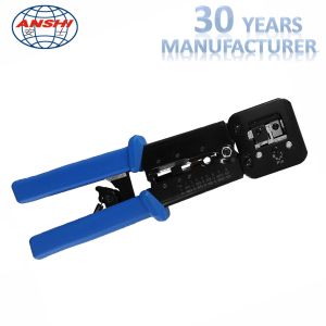 8P6P Network Punch Down Tool Modular Crimping Plier EZ RJ45 SGS Certification