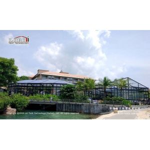 UV Resistant Fire Retardant Party Event Tent With Glass Sidewall