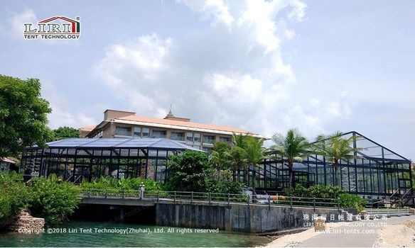 Quality UV Resistant Fire Retardant Party Event Tent With Glass Sidewall wholesale