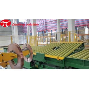 Automatic Copper Coil Wrapping Machine PLC Control OD 600mm-1200mm