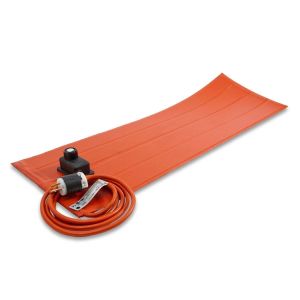 China 380v Flexible Rubber Heater 200 Degree , Waterproof Silicone Heating Pad on sale