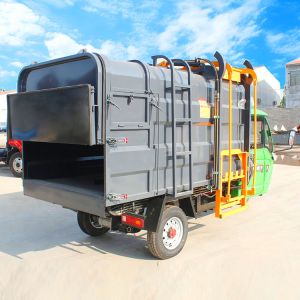 Mini Tricycle Garbage Truck 3CBM Garbage Compression Truck Garbage Collection