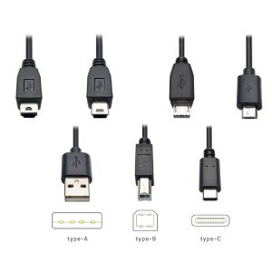 Stock USB Cable Usb-a Male to Micro-usb Mini-usb Type-c 3A Fast Charging Braid