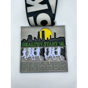 China ODM Zinc Alloy Medal Gymnastics Medals Double Side 105mm X 50mm X 3mm on sale