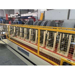 PLC Control Stud And Track Roll Forming Machine With Hydraulic Cutting 8m/Min
