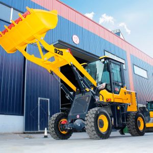 China 2.8 Ton Mini Telescopic Wheel Loader Front End diesel Loader with EPA