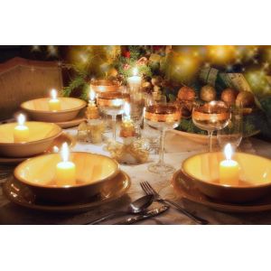 Cheap A200 Wooden Frame Candles Canvas Electronic Spray Painting Lighted Wall Art for sale