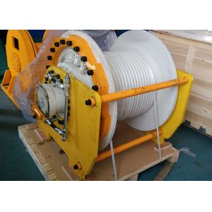 Stationary Spooling Device Winch , Vertical Lifting Machinery Windlass Anchor