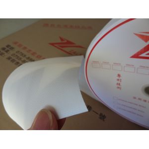 White Ultra Thin Molded Injection Hook Soft Plastic Nylon Fastening Tape