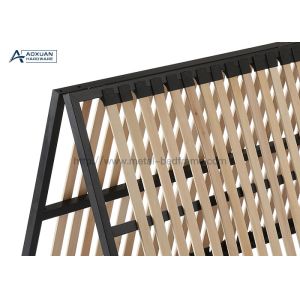 Double Modern Solid Wood Foldable Platform Bed Frame