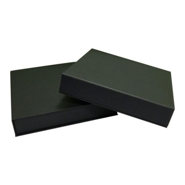 Quality Handmade Magnetic  Black Rigid Gift Boxes Embossing Printing With EVA wholesale