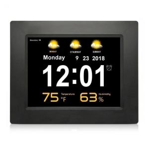 256MB Digital clock with date and temperature With 8 Large Screen Display